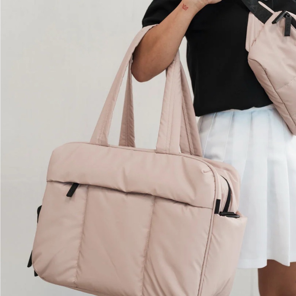 Calpak Rose Quartz Weekender Bag